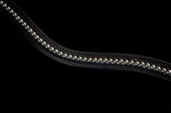 Fairfax Browband - Dark Grey Pearl