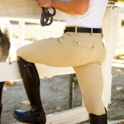 Ariat Mens Tri Factor Grip Knee Patch Breech 5 Ariat Mens Tri Factor Grip Knee Patch Breech -Equestrian Supplies 14448c