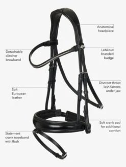 LeMieux Classic Dressage Bridle -Equestrian Supplies 16213d
