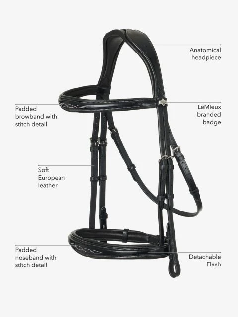 LeMieux Competition Flash Bridle 7 LeMieux Competition Flash Bridle - Image 7