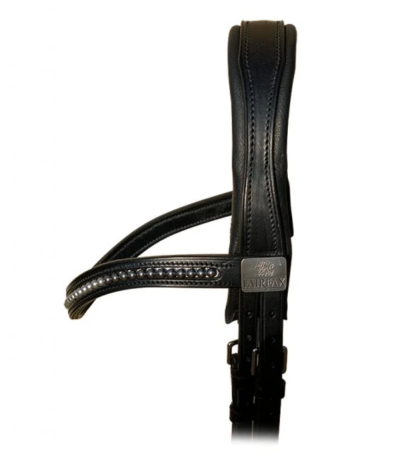 Fairfax Stallion Headpiece - Snaffle Bridle 1 Fairfax Stallion Headpiece - Snaffle Bridle