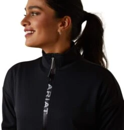 Ariat Breathe 1/2 Zip Sweatshirt - Black -Equestrian Supplies 16960d
