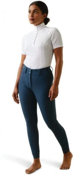 Ariat Tri Factor Grip Full Seat - Deep Petroleum 8 Ariat Tri Factor Grip Full Seat - Deep Petroleum -Equestrian Supplies 17001c