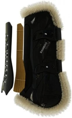 Kentucky Vegan Sheepskin Tendon Boot - Elastic -Equestrian Supplies 17238d