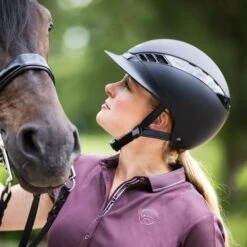 Abus X Pikeur AirLuxe Pure - Black -Equestrian Supplies 17692e