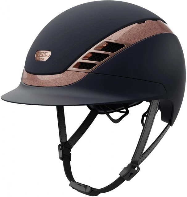 Abus X Pikeur AirLuxe Supreme - Midnight Blue/Rose Gold 1 Abus X Pikeur AirLuxe Supreme - Midnight Blue/Rose Gold