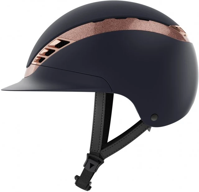 Abus X Pikeur AirLuxe Supreme - Midnight Blue/Rose Gold 3 Abus X Pikeur AirLuxe Supreme - Midnight Blue/Rose Gold - Image 3