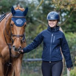 EQX Kylo Riding Hat - Navy Matte/Pewter -Equestrian Supplies 17734c