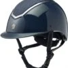 EQX Kylo Sparkly Riding Hat - Navy Gloss/Pewter