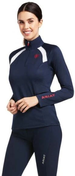 Ariat Sunstopper 2.0 1/4 Zip Base Layer - Team