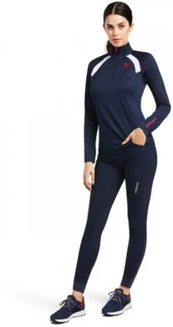 Ariat Sunstopper 2.0 1/4 Zip Base Layer - Team 6 Ariat Sunstopper 2.0 1/4 Zip Base Layer - Team -Equestrian Supplies 17931c