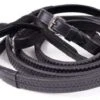 Dever Rubber Grip Reins - Buckle Billeted